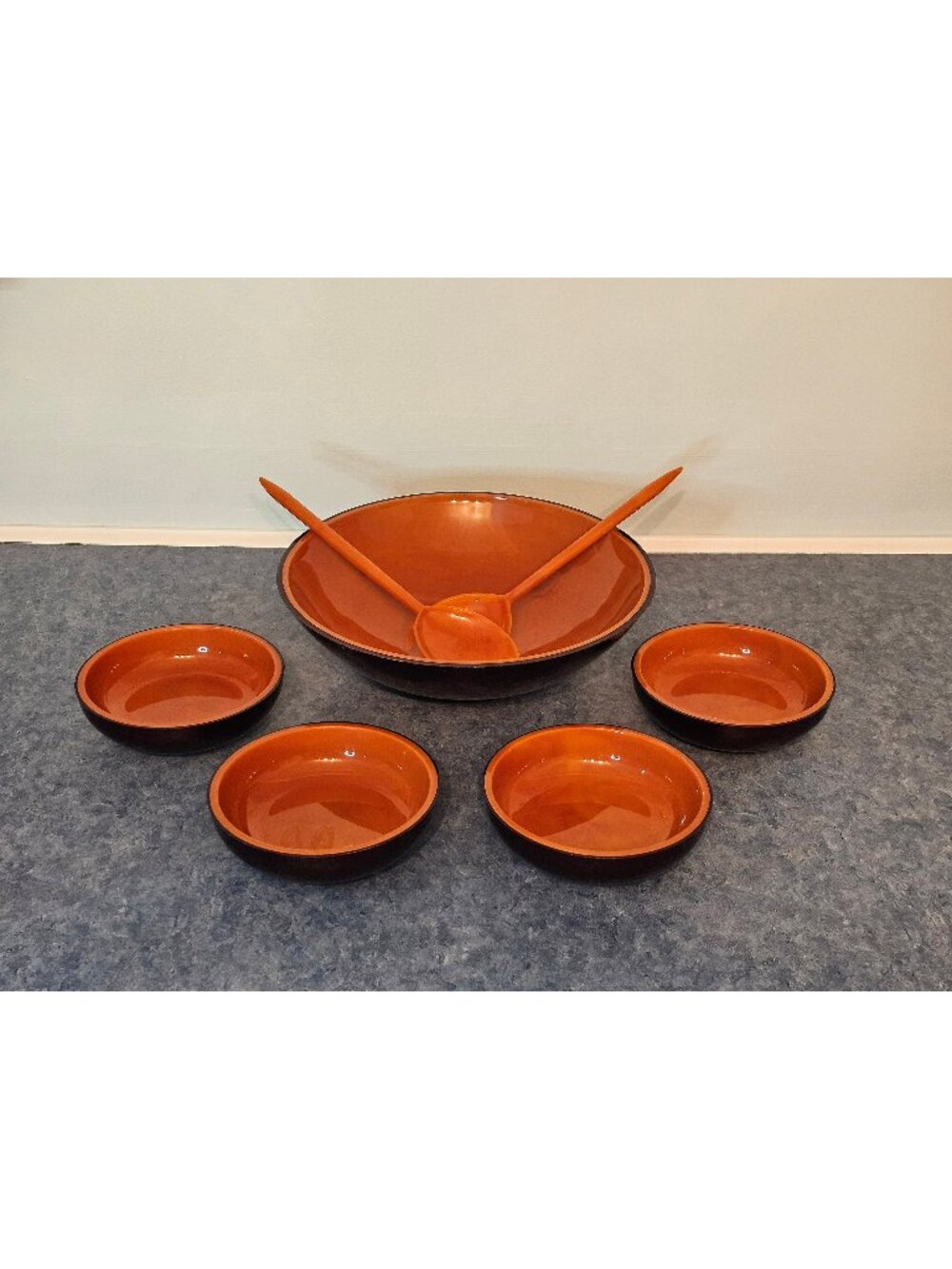 Thermo Salad Or Soup Vintage Jaydon Haitian Line Thermo Hot Cold Salad Set